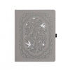 Songbird in Warm Gray Dot Grid Pocket Size Notebook