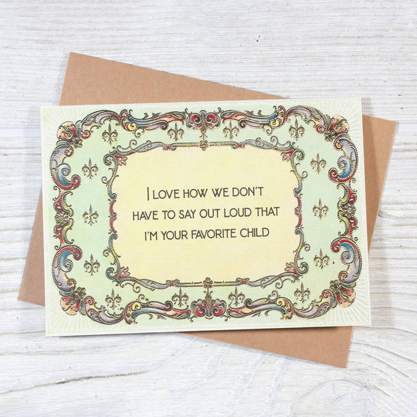 Your Favorite Child | Mother's/Father's Day Card