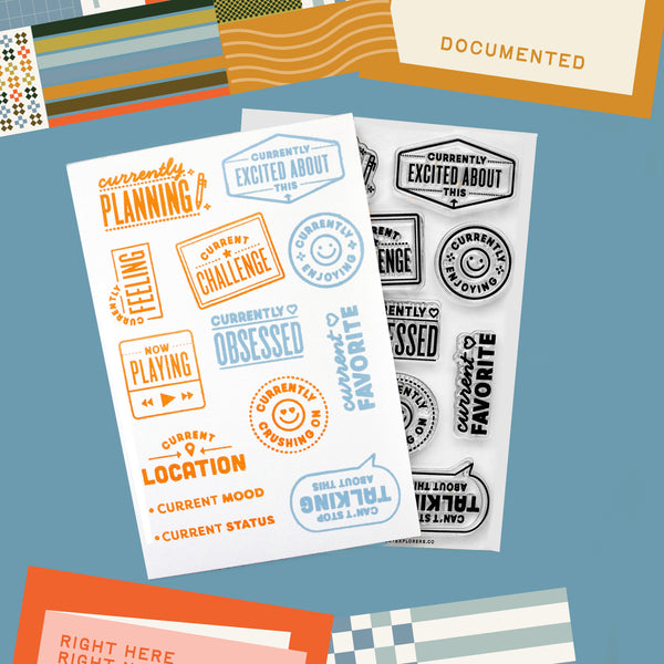 More Currently Seals 4x6 Clear Stamp Set {Throwback!}