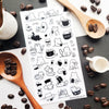 Caffeine Cats Vol. 1 Sticker Sheet