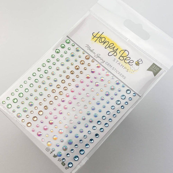 Modern Spring Gem Stickers