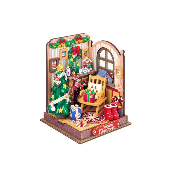 Christmas Fireplace Diorama Kit