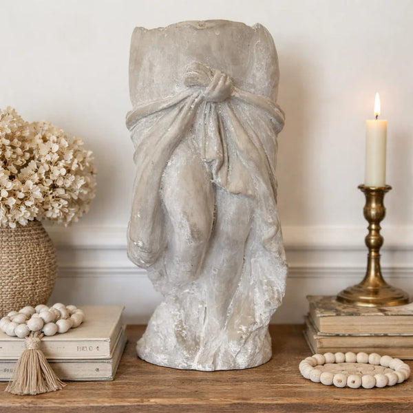 Lady Skirt Cement Planter