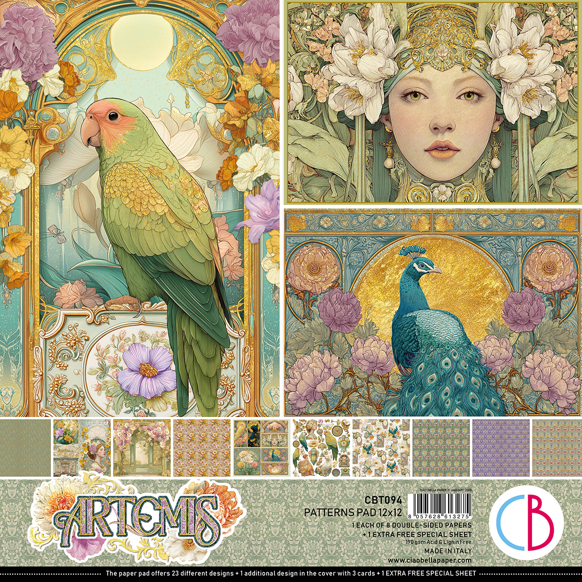 {coming soon!} Artemis 12x12 Patterns Paper Pad