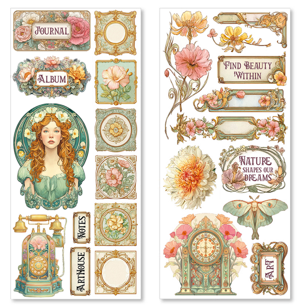 {coming soon!} Artemis Transparent Art Sticker Sheets