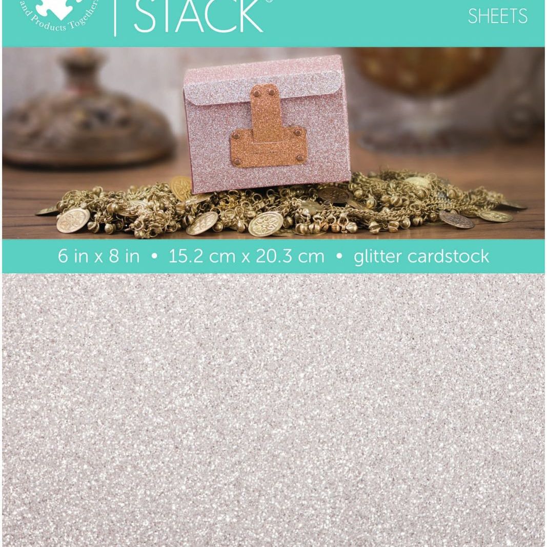 Glitter Stack 6x8 Cardstock 12pk