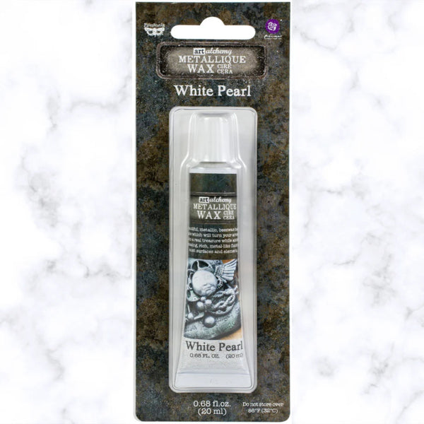 White Pearl Art Alchemy Metallique Wax | Finnabair
