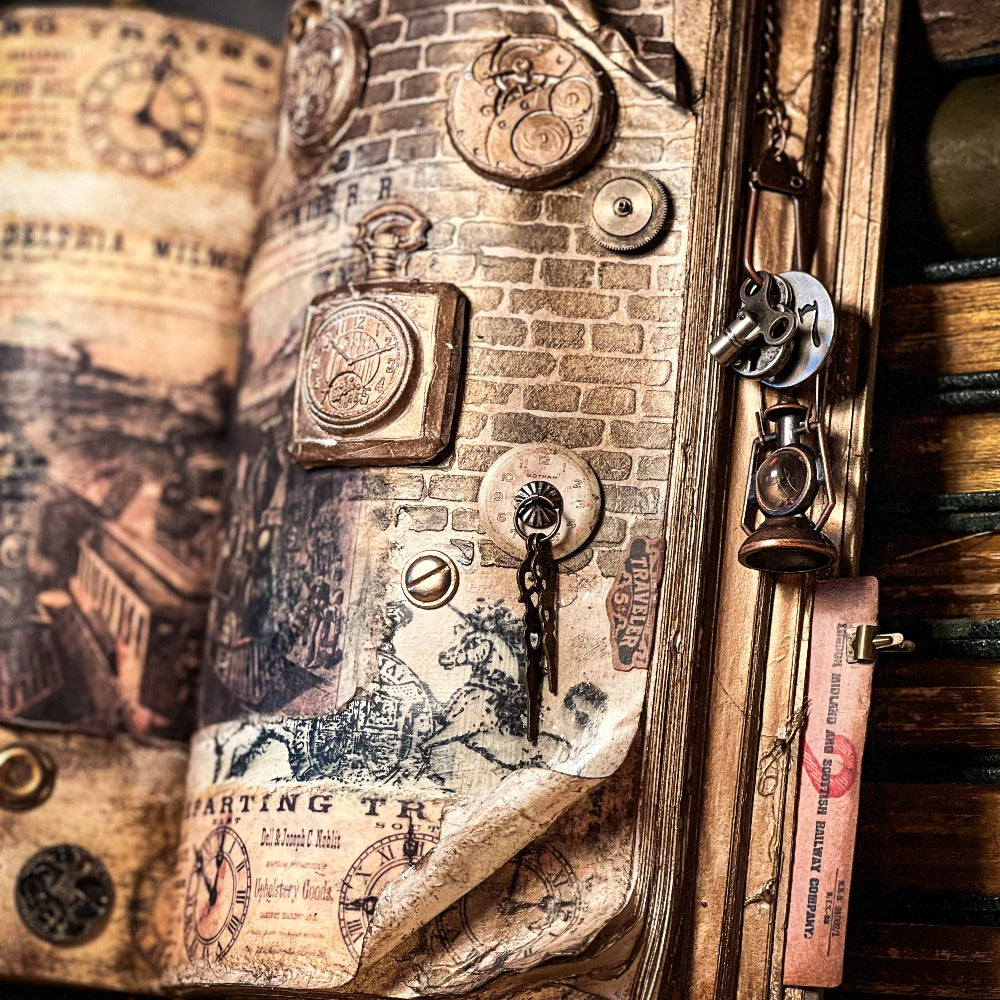{past event} 06/22: Mixed Media Book Class