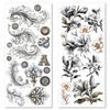 Typographic Transparent Art Stickers
