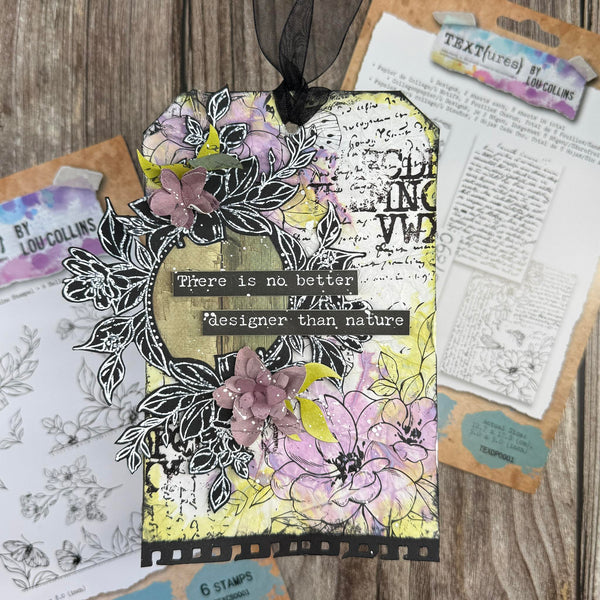 Beneath the Brambles TEXT{ures} 8x8 Double-Sided Paper Pad