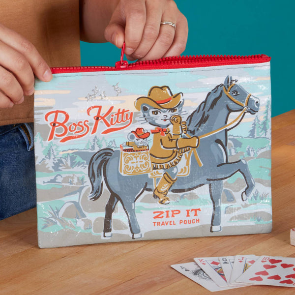Boss Kitty Zipper Pouch