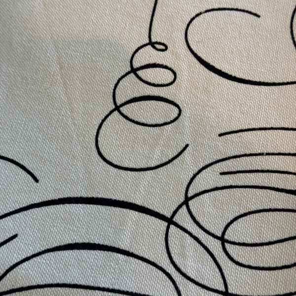 Gothique Script | 24x36 Screen-Printed Canvas