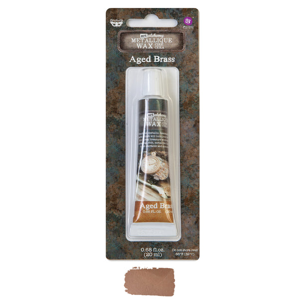 Aged Brass Metallique Art Alchemy Wax | Finnabair Art Alchemy