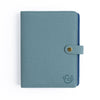 Denim Blue Vegan Leather Sticker Keeper Binder
