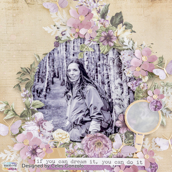 Beneath the Brambles TEXT{ures} 12x12 Double-Sided Paper Pad