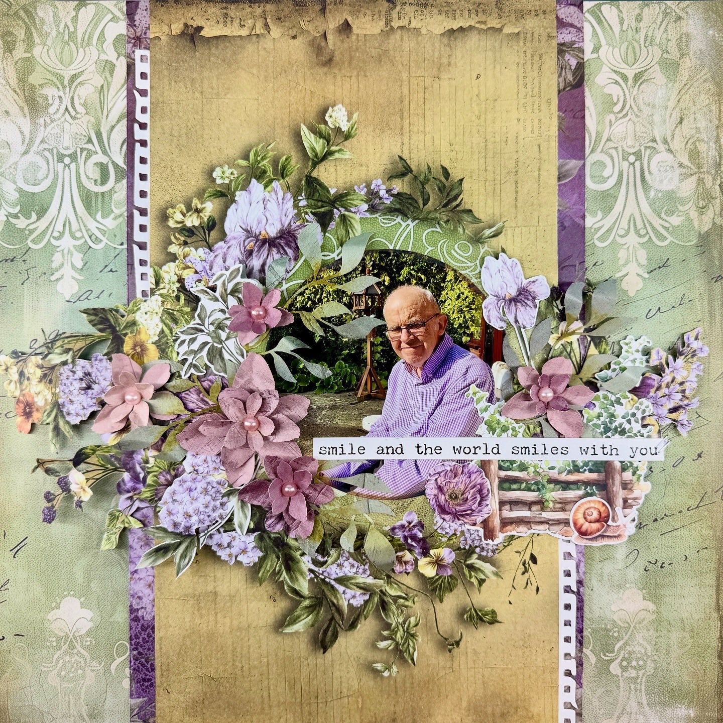 Beneath the Brambles TEXT{ures} 6x8 Rub-on Transfer Set