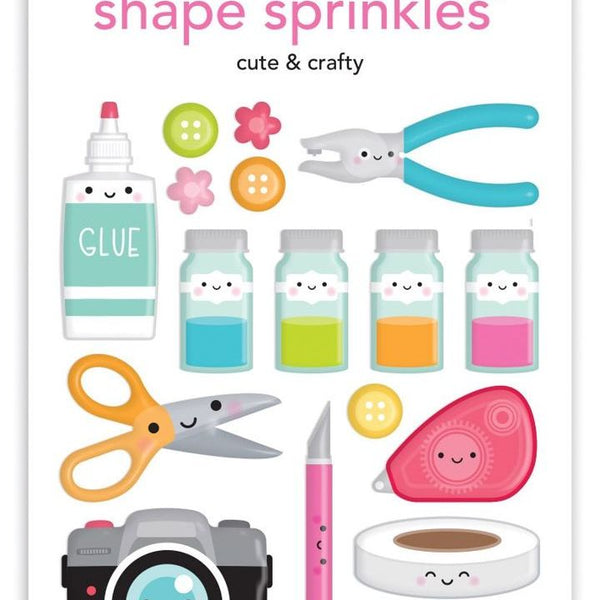 Cute & Crafty Adhesive Enamel Shapes