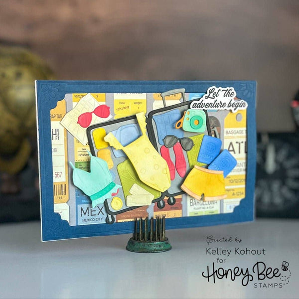 Plane Awesome 6" x 6" Clear Stamp Set