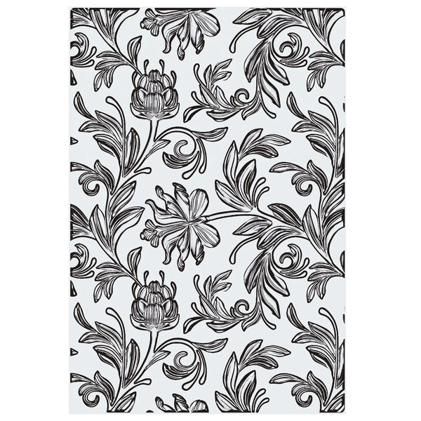 {coming soon!} Botanical A5 Large Texture Fades Embossing Folder | Tim Holtz