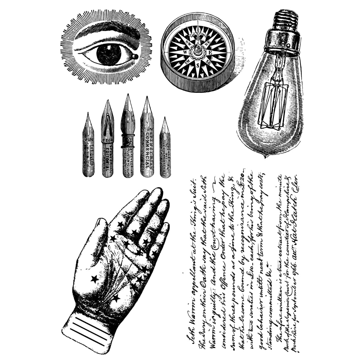 My Favorite Things A5 Stamp + Stencil Set | Mark Montano