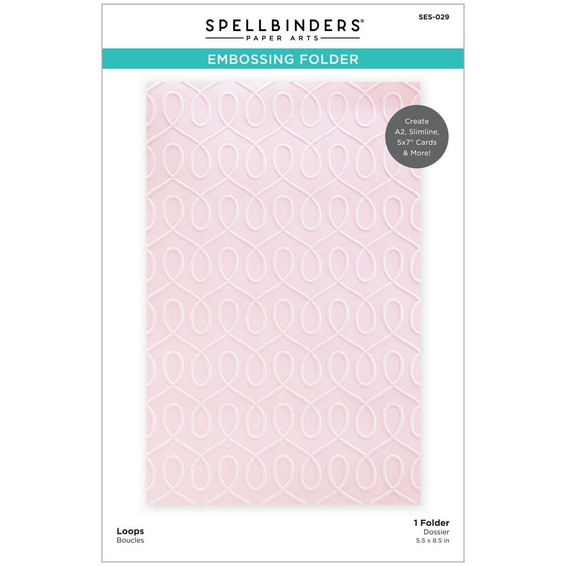 Loops Embossing Folder
