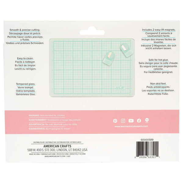 Magnetic 9x6 Glass Mat with Magnets