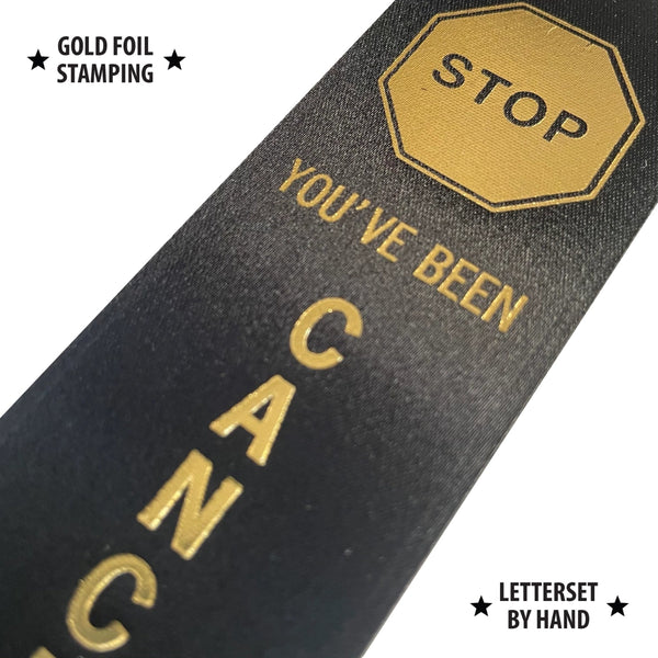 You've Been Cancelled Award Ribbon