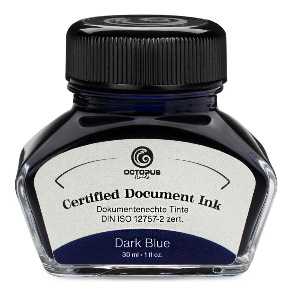 Dark Blue Certified Document Fountain Pen Ink