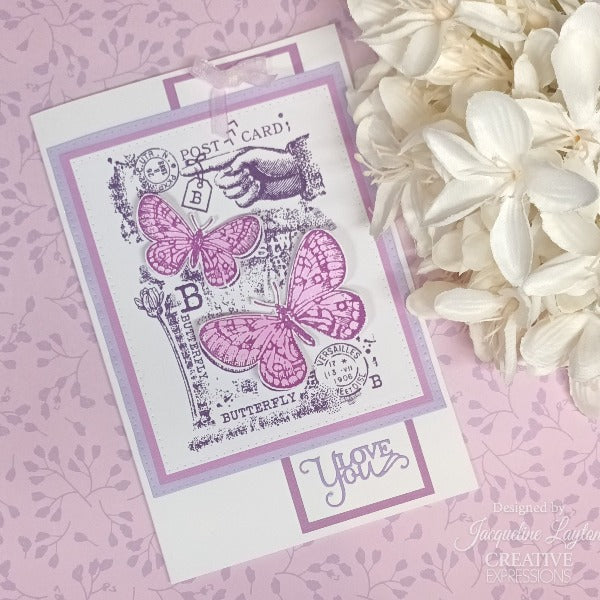 B is for Butterfly Clear Stamp Set