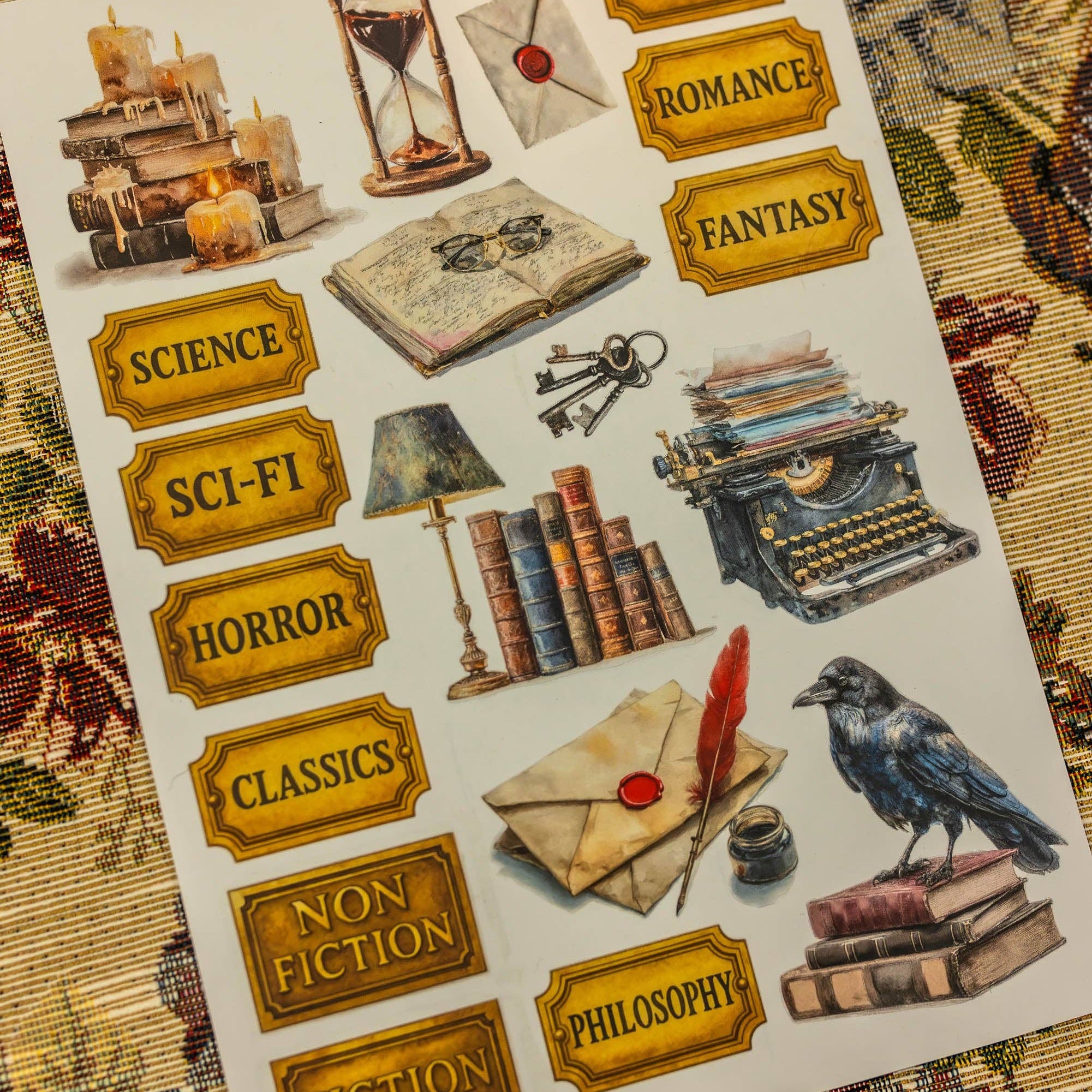 {coming soon!} Library Sticker Sheet