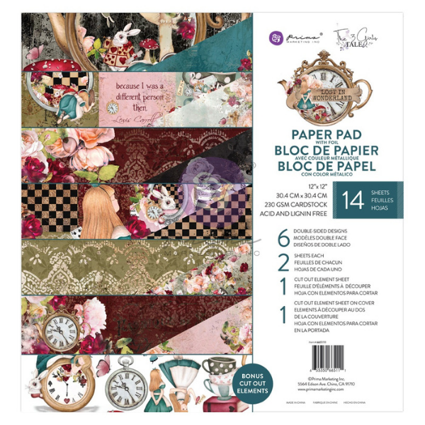 Lost in Wonderland 12x12 Double-Sided Paper Pad