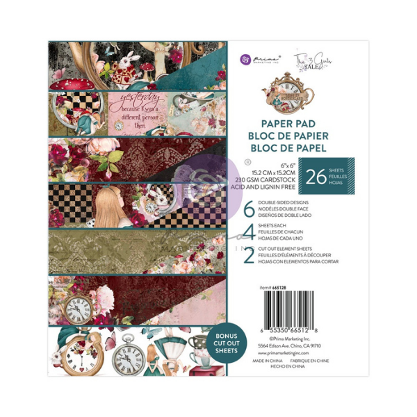 Lost in Wonderland 6x6 Double-Sided Paper Pad