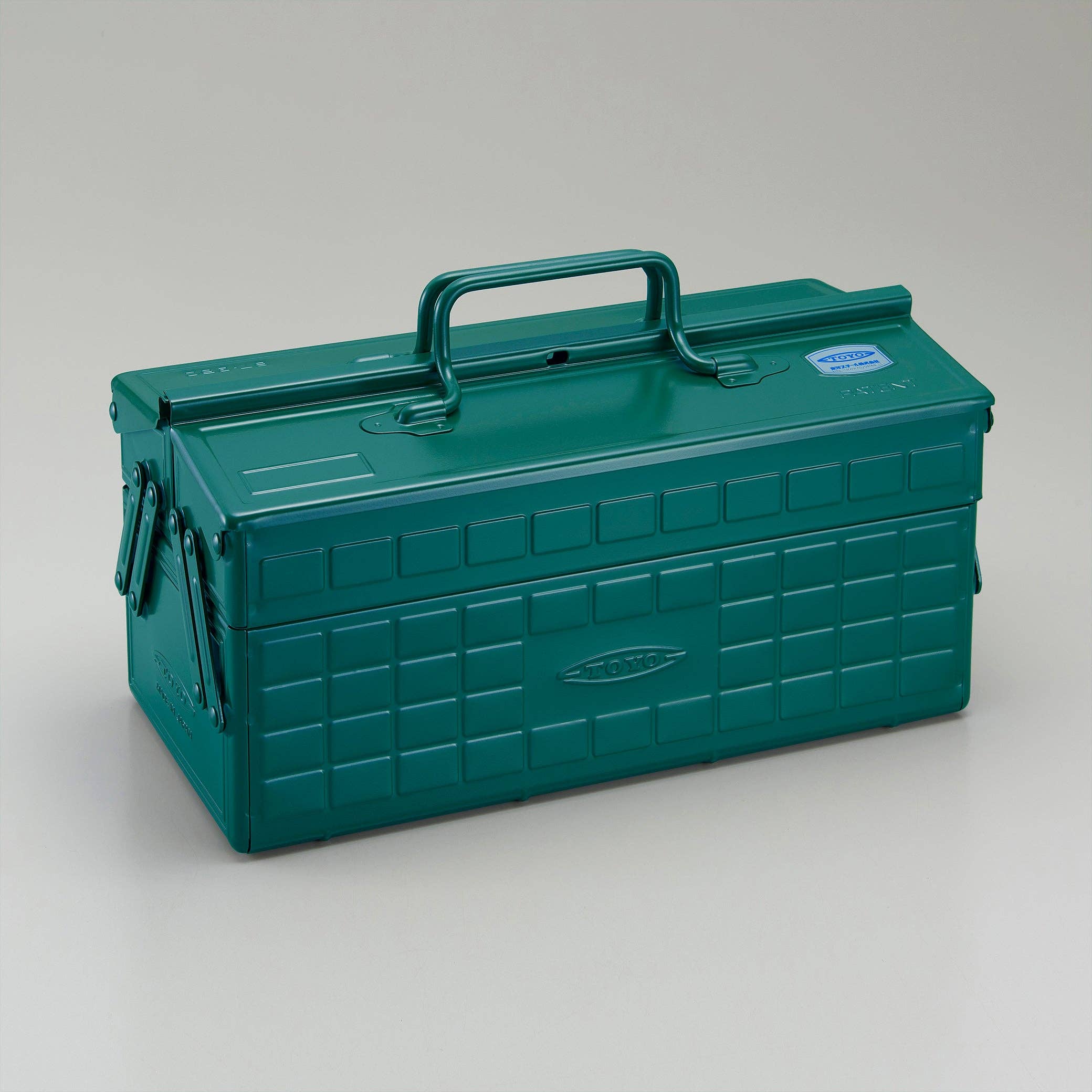 {back soon!} Antique Green ST-350 Cantilever Steel Toolbox