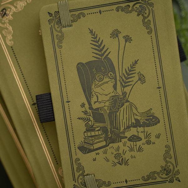 Literary Frog Hardcover Notebook