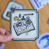 Open Book Vinyl Sticker