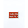 Stationery Enthusiast Embroidered Iron On Patch