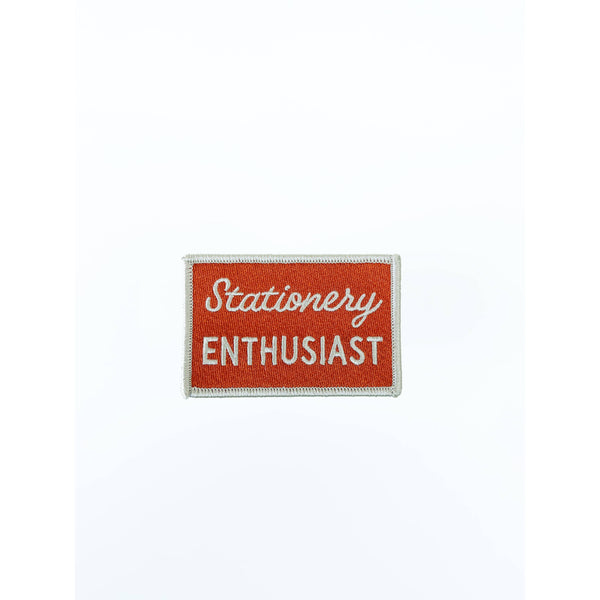 Stationery Enthusiast Embroidered Iron On Patch