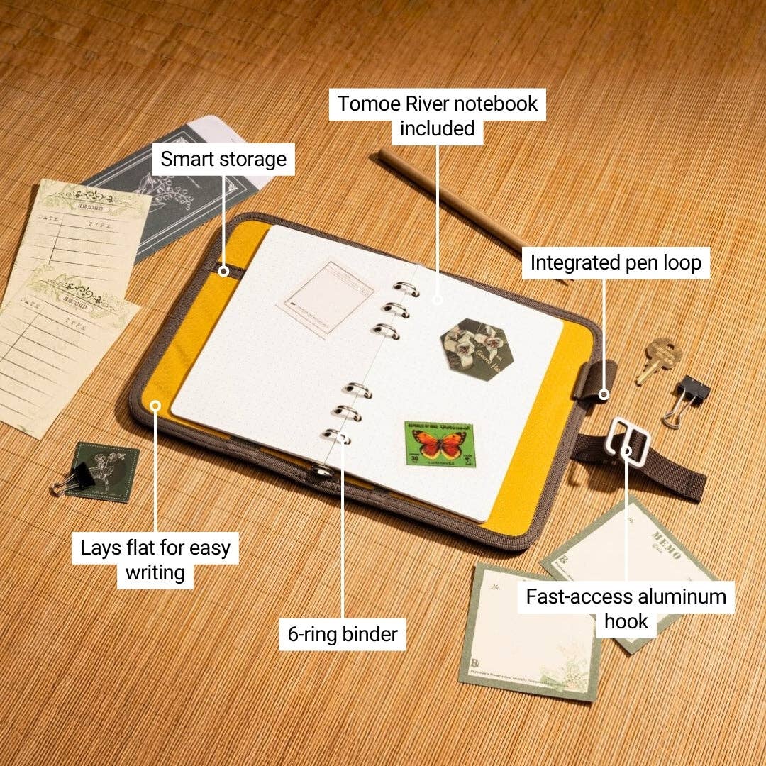 Field Binder A6 6-Ring Travel Journal