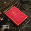 Red 5-Year A6 Vintage Vegan Leather Journal