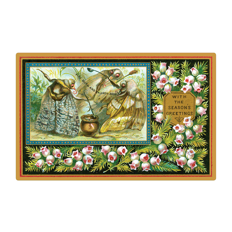 We Wish You a Crazy Christmas Postcard Book