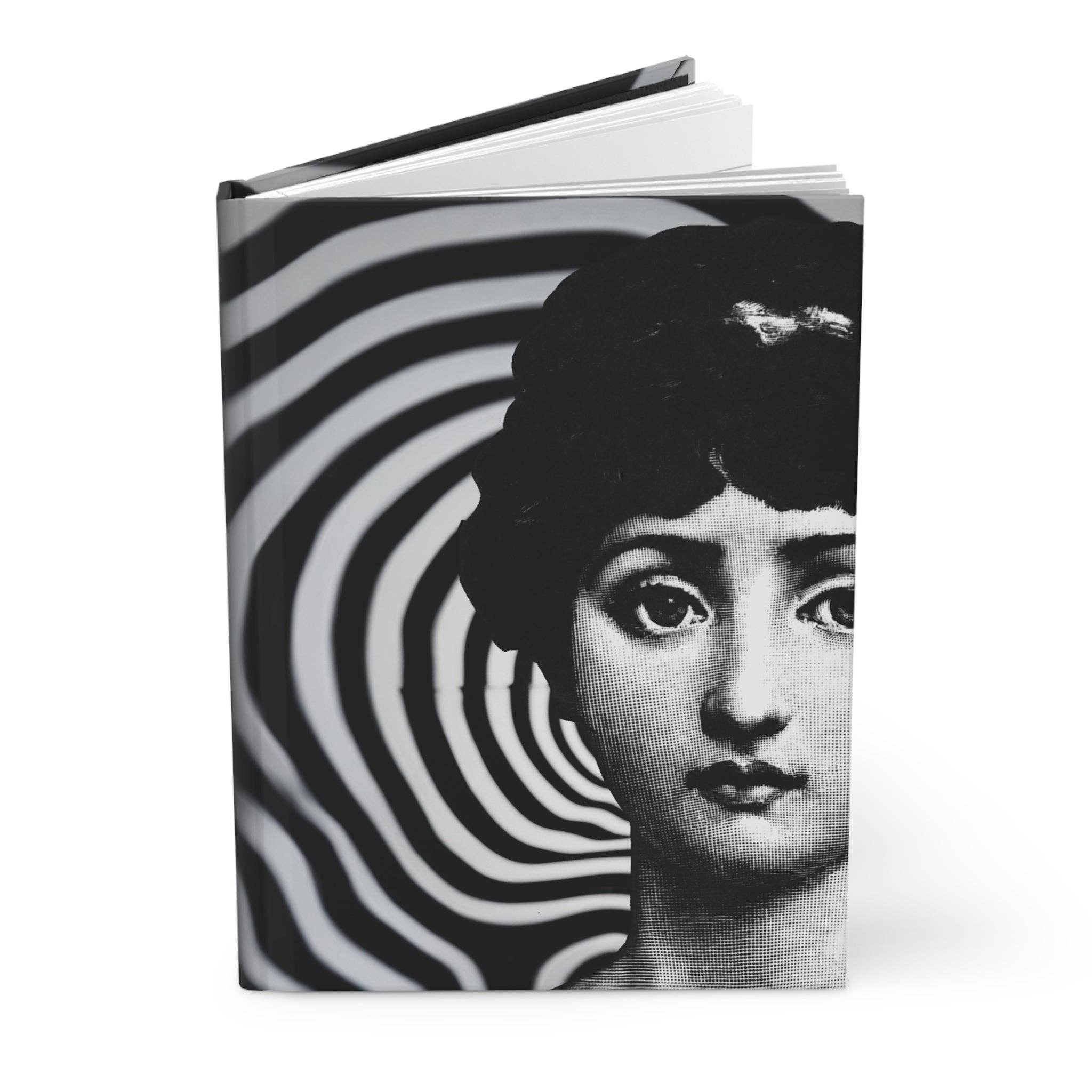 Hypnotic Lina Collage Matte Hardcover Journal