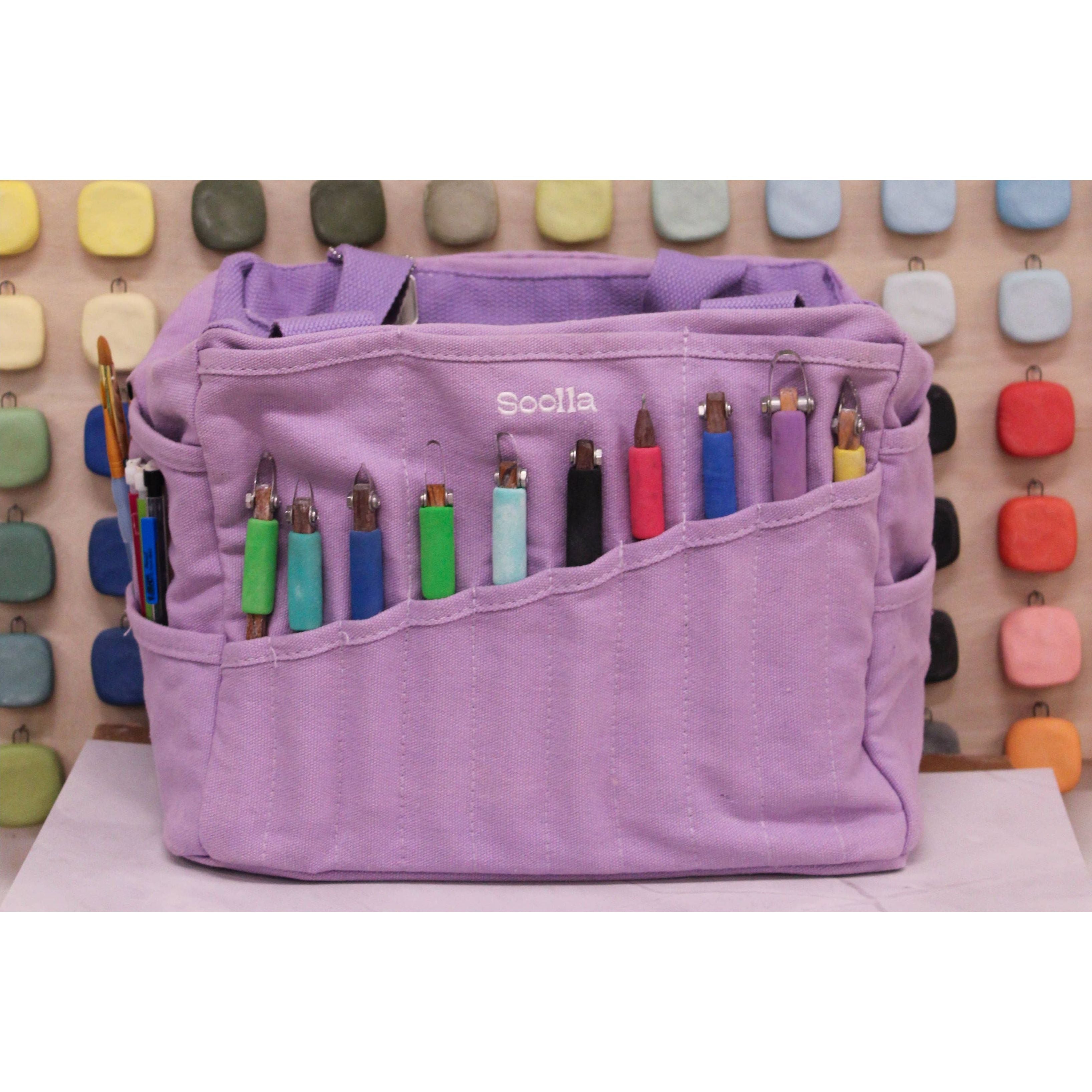 Lilac Love 30-Pocket Stationery/Artist Tote