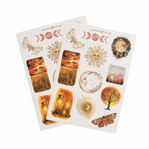 {coming soon!} Harvest Moon Sticker Set
