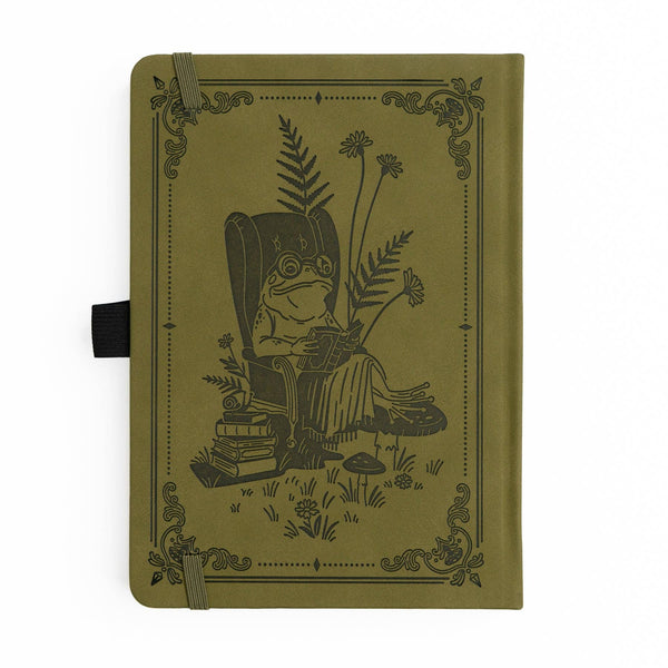 Literary Frog Hardcover Notebook