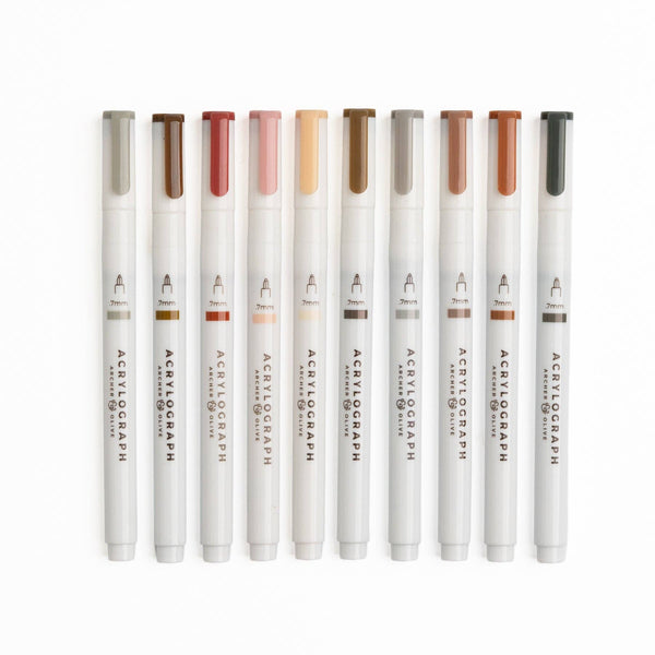{coming soon!} Quiet Corners Acrylograph Pens