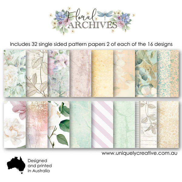Floral Archives 6 x 6 Collection Pack