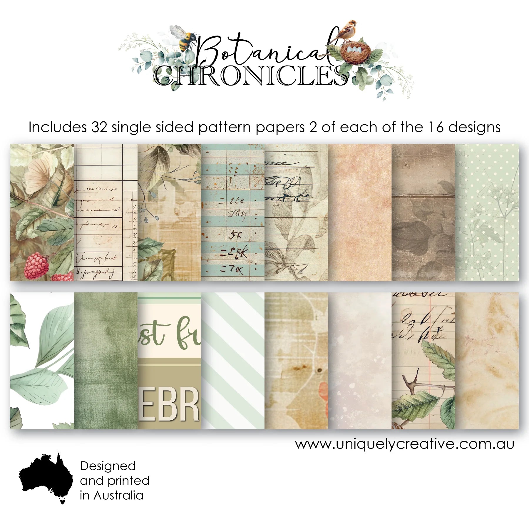 Botanical Chronicles 6 x 6 Collection Pack