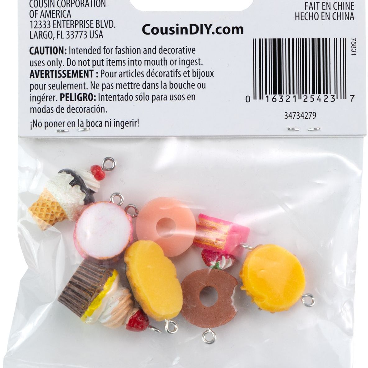 Miniature Dessert Charm Assortment 8pk