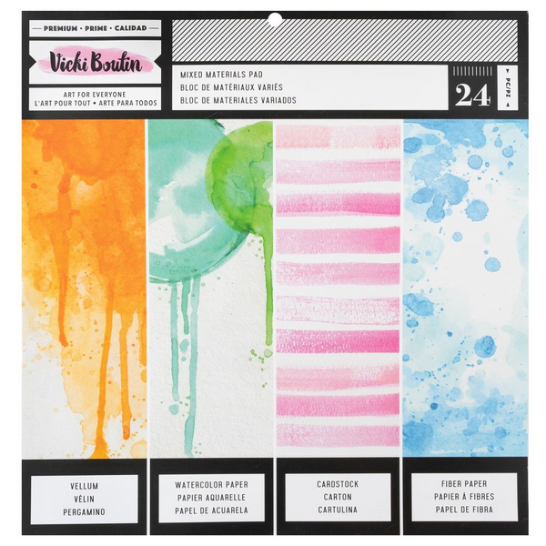 Mixed Materials 12x12 Paper Pad | Vicki Boutin