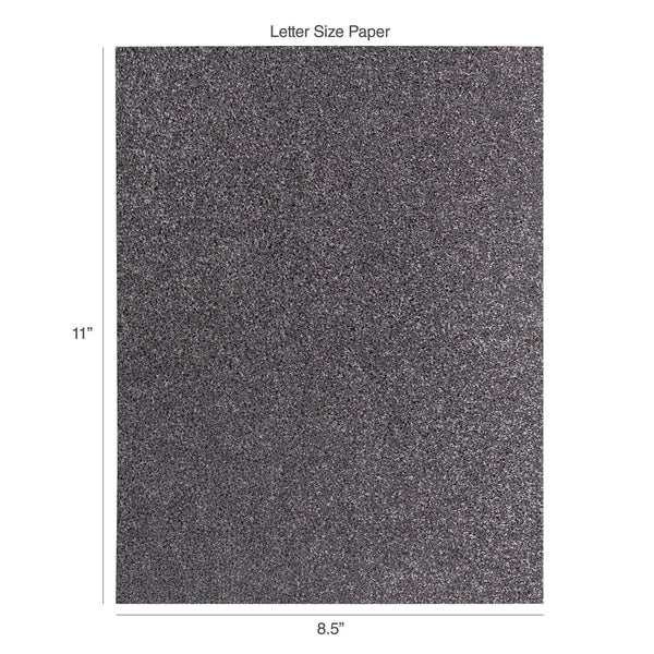 Midnight Masquerade 8.5x11 Diamond Chic Glitter Cardstock 5pk